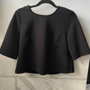 BCBG cropped 3/4 sleeve shirt, size small